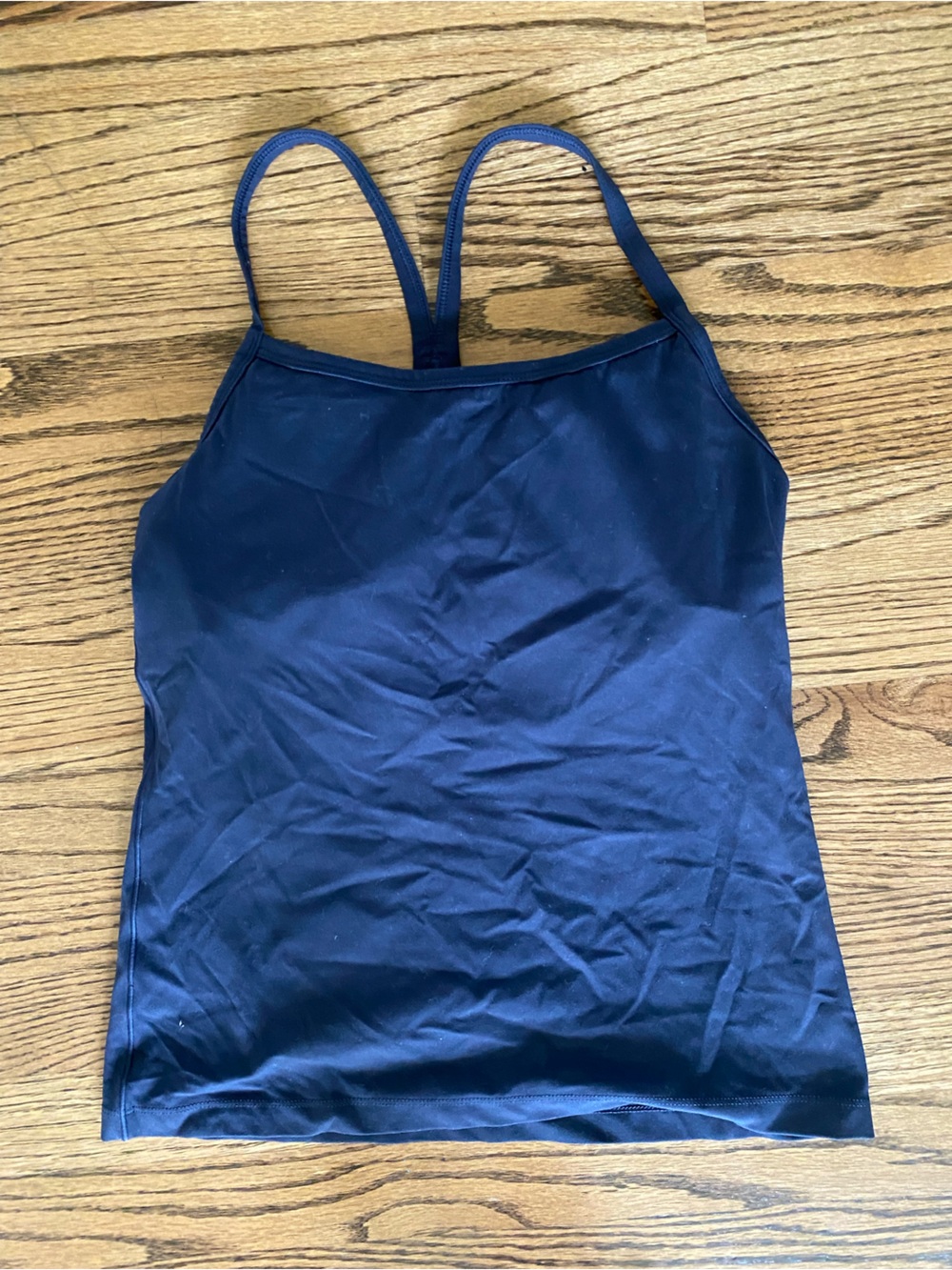 Navy Blue Athletic Racerback